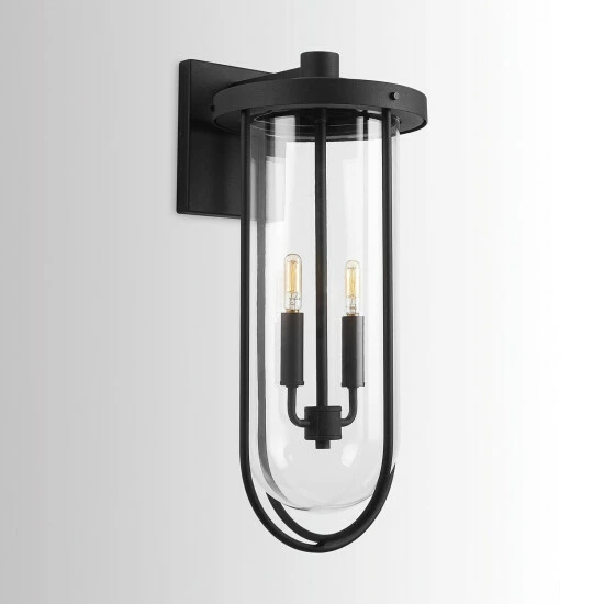 Promo โญ Capital Lighting Corbin 2-light Black Outdoor Wall Lantern ๐ 4 Promo โญ Capital Lighting Corbin 2-light Black Outdoor Wall Lantern ๐ - Image 4