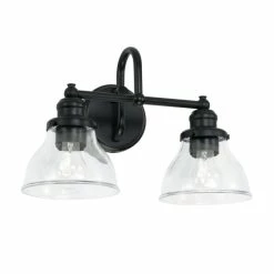 Best reviews of 🎁 Capital Lighting Baxter 2-light Bath/ Vanity Fixture W/ Clear Glass Matte Black 👍 -Capital Lighting Shop unnamed file 1046