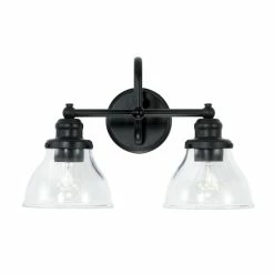 Best reviews of 🎁 Capital Lighting Baxter 2-light Bath/ Vanity Fixture W/ Clear Glass Matte Black 👍 -Capital Lighting Shop unnamed file 1049
