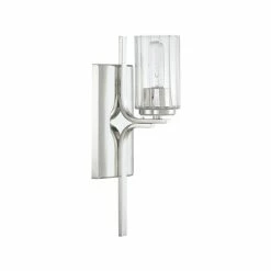 Coupon ✨ Capital Lighting Manhattan 1-light Polished Nickel Wall Sconce 👏