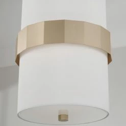 Coupon 🥰 Capital Lighting Sutton 2-light Soft Gold Drum Pendant W/ White Fabric Shade & Frosted Glass Diffuser 🔔 -Capital Lighting Shop unnamed file 110
