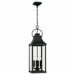 Hot Sale ✔️ Capital Lighting Bradford 4-light Outdoor Hanging Lantern Oiled Bronze 👏