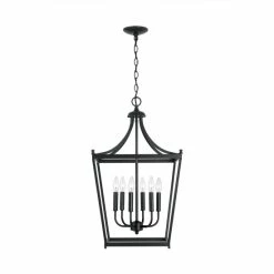 Budget 👍 Capital Lighting Stanton 6- Light Hanging Foyer Pendant Matte Black 😀 -Capital Lighting Shop unnamed file 1120