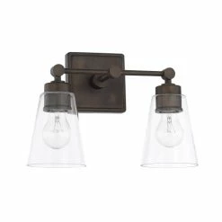 Best Sale 🤩 Capital Lighting 2-light Old Bronze Bath/Vanity Fixture 🎉
