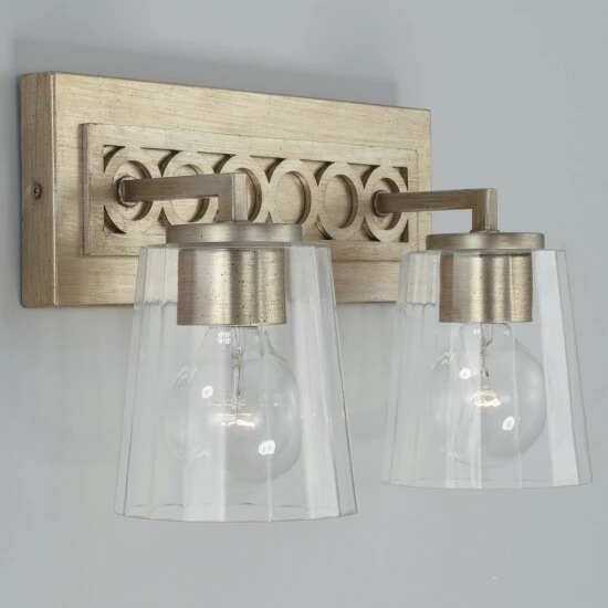 Promo ๐ Capital Lighting Isabella Winter Gold Bath/ Vanity Fixture W/ Clear Faceted Glass ๐ฏ 2 Promo ๐ Capital Lighting Isabella Winter Gold Bath/ Vanity Fixture W/ Clear Faceted Glass ๐ฏ - Image 2