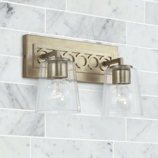 Promo ๐ Capital Lighting Isabella Winter Gold Bath/ Vanity Fixture W/ Clear Faceted Glass ๐ฏ 3 Promo ๐ Capital Lighting Isabella Winter Gold Bath/ Vanity Fixture W/ Clear Faceted Glass ๐ฏ - Image 3