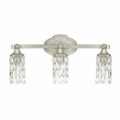 Best deal 🌟 Capital Lighting Blakely 3-light Antique Silver Bath/Vanity Fixture - Antique Silver 🎉