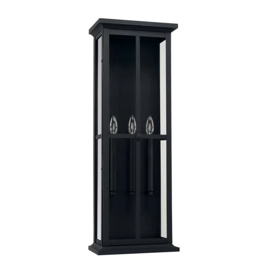 Budget โค๏ธ Capital Lighting Mansell 3-light Black Outdoor Wall Lantern ๐ฅ 1 Budget โค๏ธ Capital Lighting Mansell 3-light Black Outdoor Wall Lantern ๐ฅ