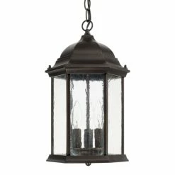 Deals ⭐ Capital Lighting Main Street 3-light Old Bronze Outdoor Hanging Lantern 😀