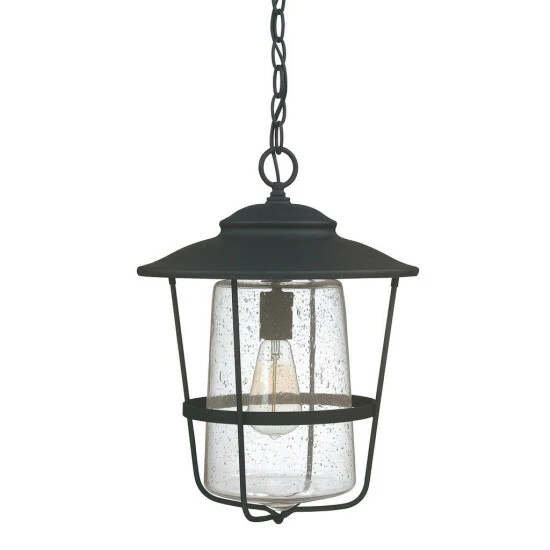 Flash Sale โญ Capital Lighting Creekside 1-light Black Outdoor Hanging Lantern ๐ 2 Flash Sale โญ Capital Lighting Creekside 1-light Black Outdoor Hanging Lantern ๐ - Image 2