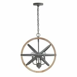 Top 10 ๐คฉ Capital Lighting Bluffton 4-light Iron/ Wood Hanging Pendant ๐