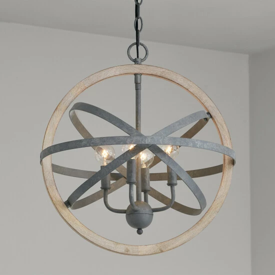 Top 10 ๐คฉ Capital Lighting Bluffton 4-light Iron/ Wood Hanging Pendant ๐ 3 Top 10 ๐คฉ Capital Lighting Bluffton 4-light Iron/ Wood Hanging Pendant ๐ - Image 3