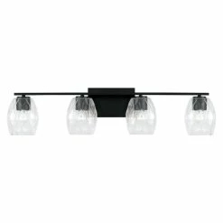 Hot Sale 🔔 Capital Lighting Lucas 4-light Bath/ Vanity Fixture W/ Wavy Embossed Glass Brushed Nickel 🔥 -Capital Lighting Shop unnamed file 1168