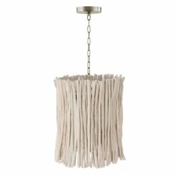 Buy 🔔 Capital Lighting Cara 4-light Brushed Pewter Medium Pendant W/ Handcrafted Eucalyptus 🛒 -Capital Lighting Shop unnamed file 1191