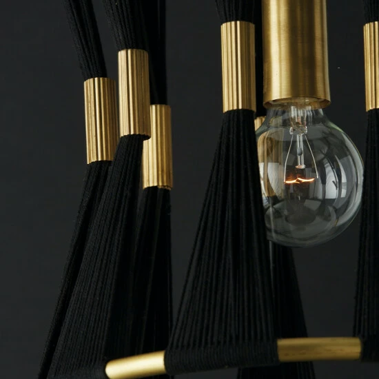Top 10 ๐ Capital Lighting Bianca 12.25" 1-light Patinaed Brass/ Tapered String Pendant Patinaed Brass/ Black Rope ๐ 6 Top 10 ๐ Capital Lighting Bianca 12.25" 1-light Patinaed Brass/ Tapered String Pendant Patinaed Brass/ Black Rope ๐ - Image 6