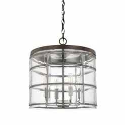 Cheap 😀 Capital Lighting Colby 4-light Urban Grey Pendant 🔔