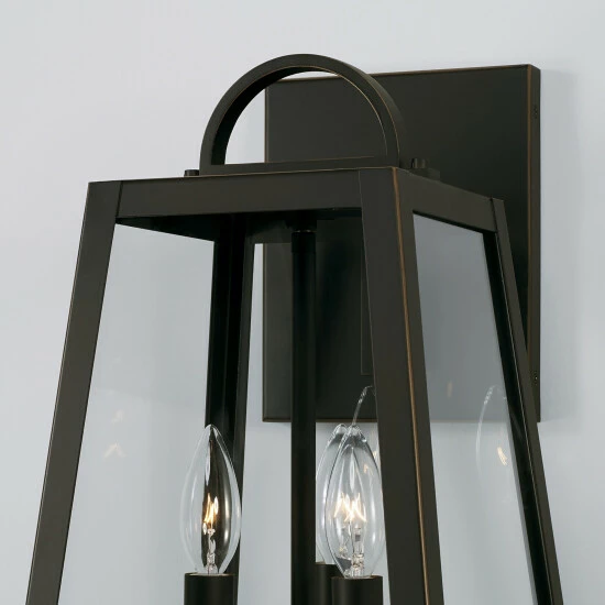 Best Sale โ๏ธ Capital Lighting Leighton 10" 3-light Outdoor Wall Lantern W/ Clear Glass Black ๐ 7 Best Sale โ๏ธ Capital Lighting Leighton 10" 3-light Outdoor Wall Lantern W/ Clear Glass Black ๐ - Image 7