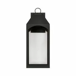 Coupon 🔔 Capital Lighting Burton Outdoor 1-light Black Large LED Wall Lantern W/ Clear Glass 😉 -Capital Lighting Shop unnamed file 1253