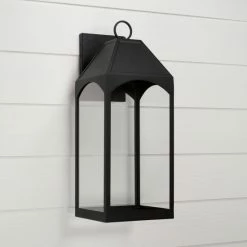 Coupon 🔔 Capital Lighting Burton Outdoor 1-light Black Large LED Wall Lantern W/ Clear Glass 😉 -Capital Lighting Shop unnamed file 1255