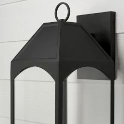 Coupon 🔔 Capital Lighting Burton Outdoor 1-light Black Large LED Wall Lantern W/ Clear Glass 😉 -Capital Lighting Shop unnamed file 1256