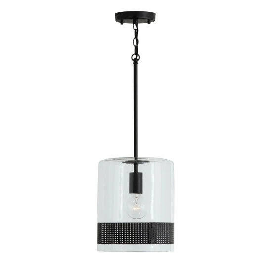 Wholesale ๐ Capital Lighting Marion 1-light Hanging Pendant W/ Clear Glass Matte Black ๐ 2 Wholesale ๐ Capital Lighting Marion 1-light Hanging Pendant W/ Clear Glass Matte Black ๐ - Image 2