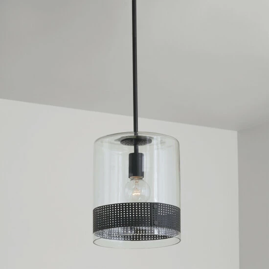 Wholesale ๐ Capital Lighting Marion 1-light Hanging Pendant W/ Clear Glass Matte Black ๐ 3 Wholesale ๐ Capital Lighting Marion 1-light Hanging Pendant W/ Clear Glass Matte Black ๐ - Image 3