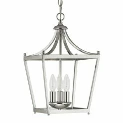 Promo 🎉 Capital Lighting Stanton 3- Light Foyer Pendant Polished Nickel ⭐