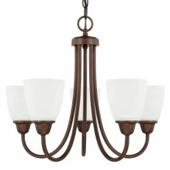 Best Sale 😉 Capital Lighting Trenton 5-light Bronze Chandelier ✨