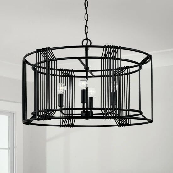 Top 10 π€© Capital Lighting Lennon 4-light Matte Black Drum Pendant π 2 Top 10 π€© Capital Lighting Lennon 4-light Matte Black Drum Pendant π - Image 2