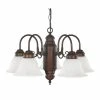 Cheapest ⭐ Capital Lighting Traditional 5-light Burnished Bronze Chandelier 🔥