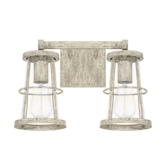 Brand new ๐ Capital Lighting Beaufort 2-light Mystic Sand Bath/Vanity Fixture โจ 1 Brand new ๐ Capital Lighting Beaufort 2-light Mystic Sand Bath/Vanity Fixture โจ