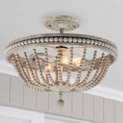 Hot Sale 😉 Capital Lighting Kayla 2-light Mystic Sand Semi-Flush Mount 🧨