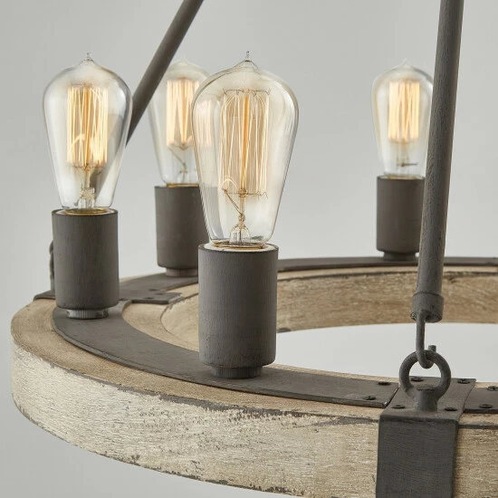 Discount ๐ Capital Lighting 8-light Sea Salt Chandelier ๐ 3 Discount ๐ Capital Lighting 8-light Sea Salt Chandelier ๐ - Image 3