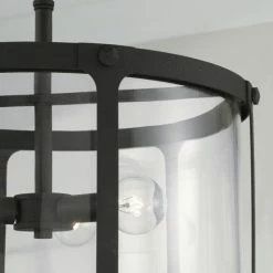 Promo 👍 Capital Lighting Brennen 3-light Black Iron Convertible Pendant/ Semi-Flush Mount ⌛ -Capital Lighting Shop unnamed file 1391