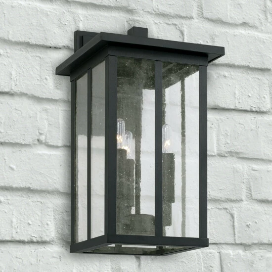 Coupon ๐ Capital Lighting Barrett 9.25" 3-light Outdoor Wall Lantern W/ Antiqued Glass Oiled Bronze ๐ 3 Coupon ๐ Capital Lighting Barrett 9.25" 3-light Outdoor Wall Lantern W/ Antiqued Glass Oiled Bronze ๐ - Image 3