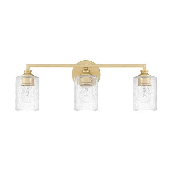 Budget ๐คฉ Capital Lighting Milan 3-light Capital Goldtone Bath Vanity Fixture ๐ 1 Budget ๐คฉ Capital Lighting Milan 3-light Capital Goldtone Bath Vanity Fixture ๐