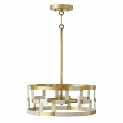 Flash Sale 😀 Capital Lighting Hala 3-light Bleached Natural Jute/ Patinaed Brass Dual Mount Semi-Flush/ Pendant 🥰 -Capital Lighting Shop unnamed file 1450