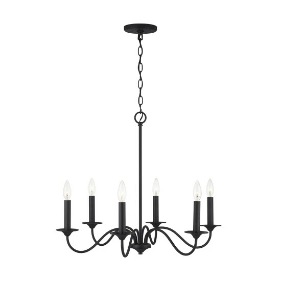 Wholesale π€© Capital Lighting Vincent 6-light Black Iron Hanging Chandelier π 5 Wholesale π€© Capital Lighting Vincent 6-light Black Iron Hanging Chandelier π - Image 5