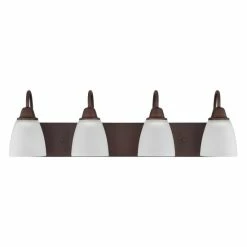 Deals 🥰 Capital Lighting Trenton 4-light Bronze Bath/Vanity Light ⭐