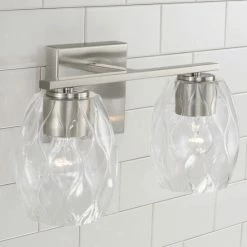 Best Pirce 👍 Capital Lighting Lucas 2-light Bath/ Vanity Fixture W/ Wavy Embossed Glass Matte Black ⭐ -Capital Lighting Shop unnamed file 1501