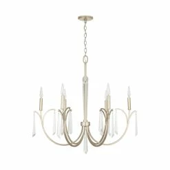 Cheapest 😍 Capital Lighting Gwyneth 6-light Winter Gold Chandelier 🧨