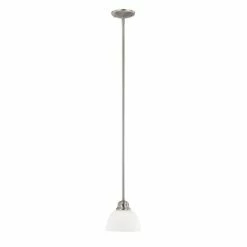 Best reviews of 🔔 Capital Lighting Stanton 1-light Brushed Nickel Mini Pendant - Brushed Nickel 🔥