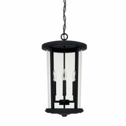 Discount ✔️ Capital Lighting Howell 4-light Black Outdoor Hanging Lantern 😉