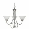 Best Sale 🔥 Capital Lighting Hometown 3-light Matte Nickel Chandelier - Matte Nickel ❤️