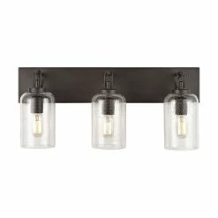Best Sale 🧨 Capital Lighting 3-light Old Bronze Bath/Vanity Fixture ✔️