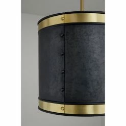 Best reviews of 💯 Capital Lighting Barrow 1-light Galvanized Black/ True Brass Hanging Pendant 🔥 -Capital Lighting Shop unnamed file 1585