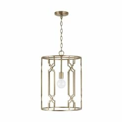 Best reviews of 🤩 Capital Lighting Jordyn 1-light Aged Brass Hanging Pendant 🔥