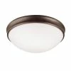 Discount 🥰 Capital Lighting Transitional 2-light Rubbed Oil Bronze Flush Mount 🎁