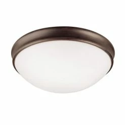 Discount 🥰 Capital Lighting Transitional 2-light Rubbed Oil Bronze Flush Mount 🎁