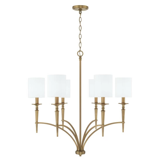 Top 10 โญ Capital Lighting Abbie 31" 6-light Chandelier W/ White Fabric Stay-Straight Shades Polished Nickel ๐ฅ 1 Top 10 โญ Capital Lighting Abbie 31" 6-light Chandelier W/ White Fabric Stay-Straight Shades Polished Nickel ๐ฅ